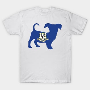 Chiweenie Dog Lover Connecticut Flag T-Shirt